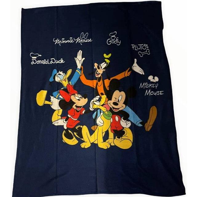 Di Mickey and friends fleece throw blanket Pluto Donald goofy minnie