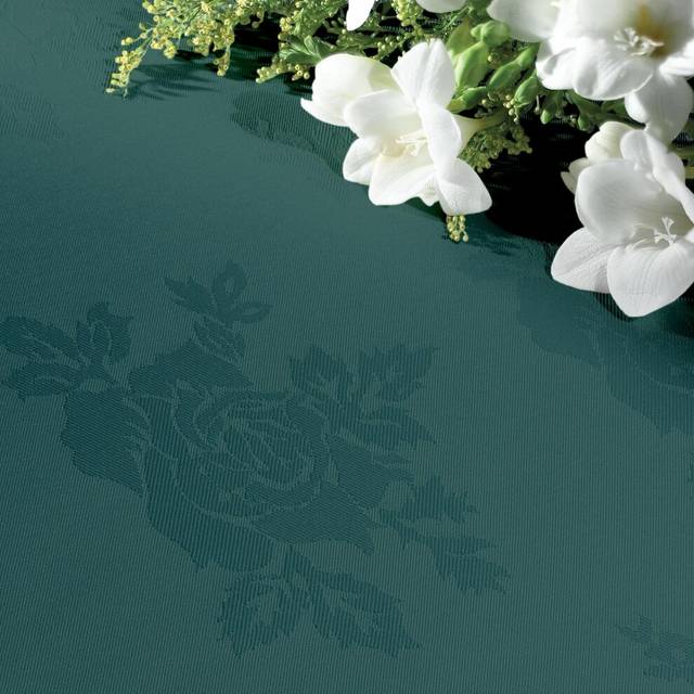 Forest Green Design Bistro Coloured Polyester Tablecloth