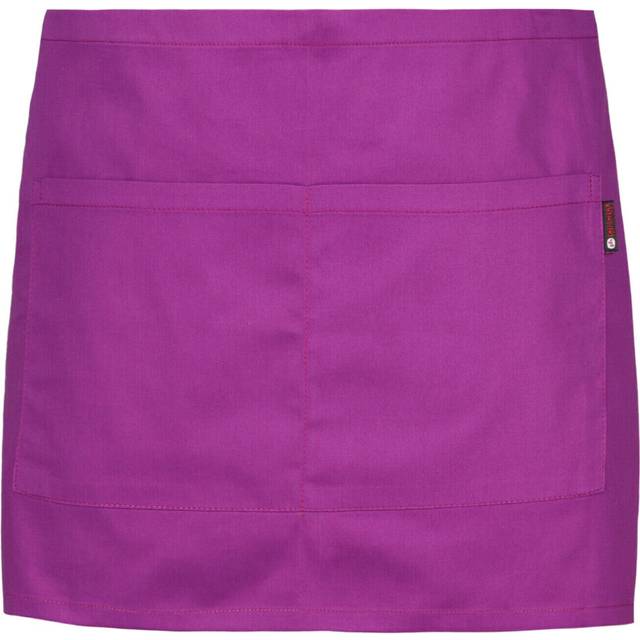 (Purple) Waist Apron Waitress Cafe Restaurant Half Apron UK
