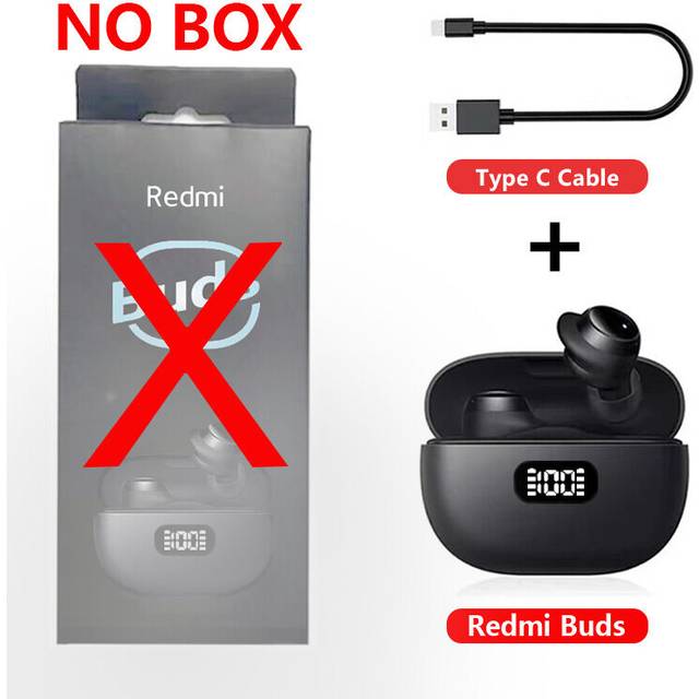 (a-with Type C NO BOX) NEW Xiaomi TWS Wireless Earphones Bluetooth 5.2 Dual Stereo Waterproof Sports HD Call Earbuds Touch Control Long Standby Headse