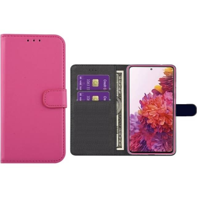 Plånboksfodral Samsung Galaxy A50 Mörkrosa