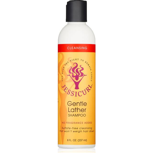 Jessicurl, Gentle Lather Shampoo, No Fragrance Added, 8 Fl oz. Cleansing Curly Hair Shampoo, Vegan, Sulfate Free Shampoo