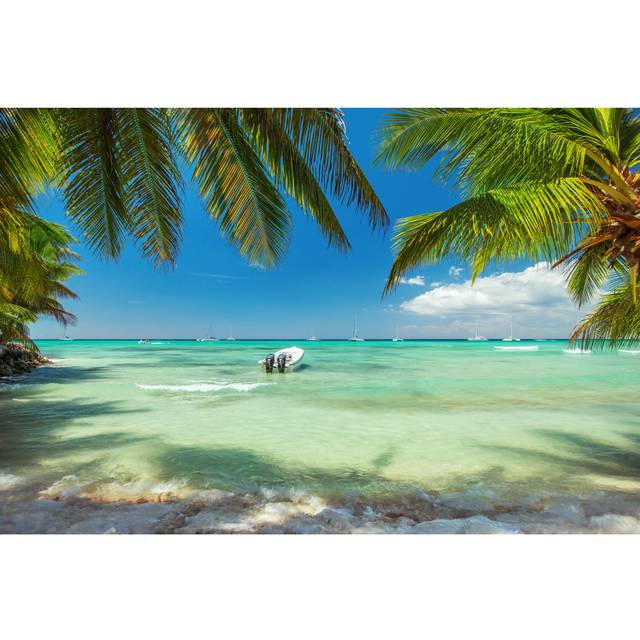 Luxury Exotic Beach by Valio84sl - Wrapped Canvas Photograph (20cm H x 30cm W x 3.8cm D)