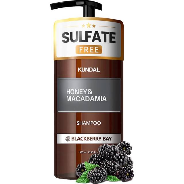 Kundal BLACKBERRY BAY Sulfate Free Moisturizing Shampoo for Dry Damaged Hair with Argan Oil  16.9 oz(500ml)  Sulfate Free Paraben Free