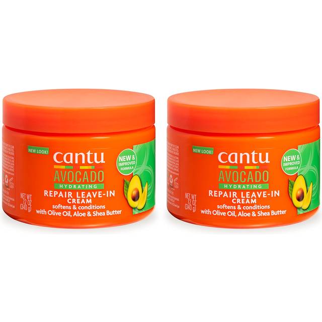 Cantu Avocado Hydrating Leave-In Conditioning Cream  12 oz (Pack of 2)