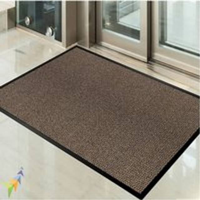 Abaseen Brown Door Mat Heavy Duty Indoor Outdoor - Brown / 90cm / 60x90cm
