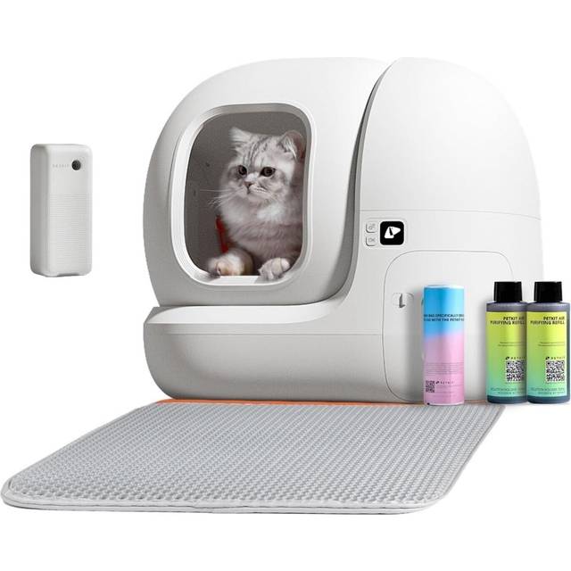 PETKIT Pura Max Automatisk kattlåda, självrengörande kattlåda,xSecure/odour elimination/APP control/maximum 76L kapacitet för flera katter