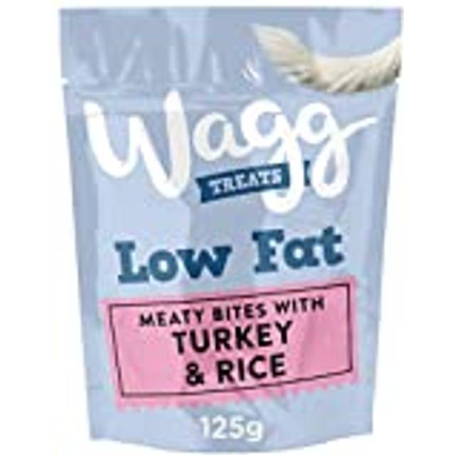 Low Fat Meaty Bites Turkey & Rice Dog Treats 125g (Pack of 7) - Oven Baked