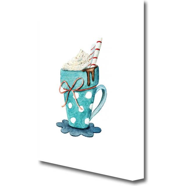 Hot Chocolate Delight Kitchen - Painting Print on Canvas (121.9 cm H x 81.3 cm W)