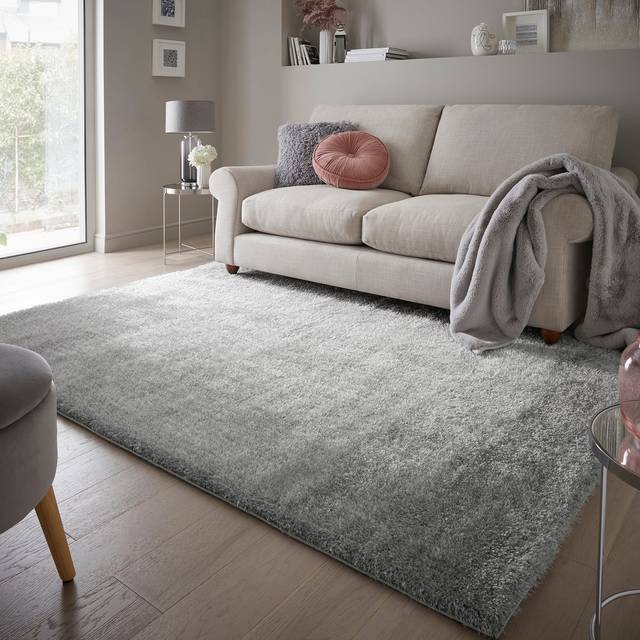 Indulgence Shaggy Rug - Indulgence Pale Grey