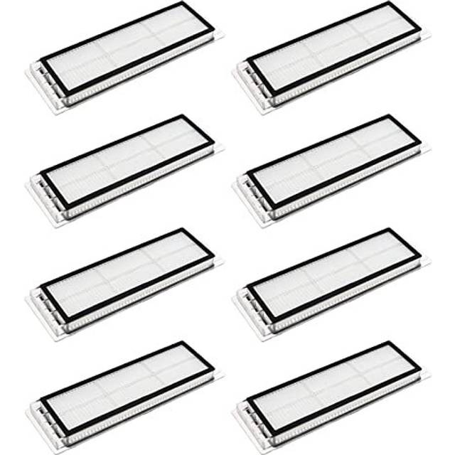 8 st ersättande HEPA-filter kompatibla med Xiao-mi Roborock S5 S50 S51 S55 S6 MAXV S5 MAX T6 T7 S4 Max S4 E5 E4 E20 E25 E35 C10