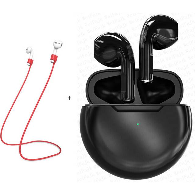 (a-Gray) For Apple Original Air Pro 6 TWS Wireless Headphones Bluetooth Earphones In Ear Earbuds Mic Pods Headset Android iPhone Earphone