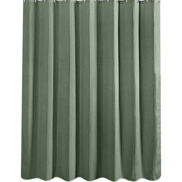 Sage Green Shower Curtain, Water-Repellent, 12 Metal Grommets,72X72In