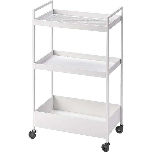 NISSAFORS rullvagn, vit, 50.5x30x83 cm
