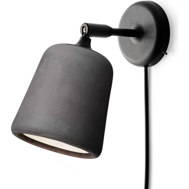 New Works Material wall lamp Dark grey concrete