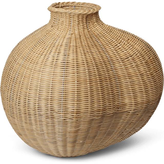 Ferm Living Bola flätad golvvas Natural - Beige