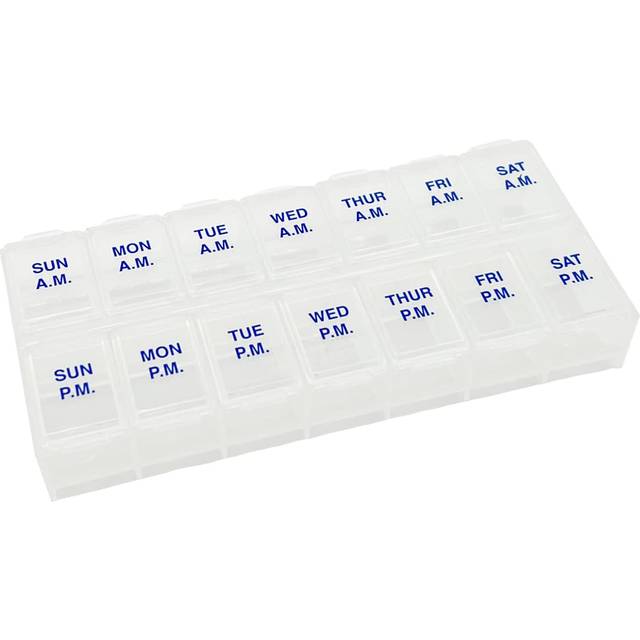 Ezy Dose  Weekly AM/PM Pill Reminder  Natural  1 Count