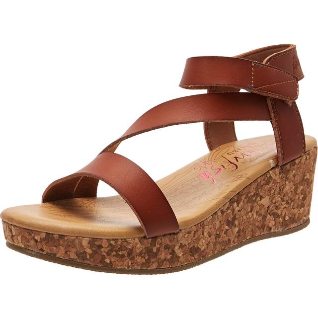 Blowfish Malibu Girls Wedge Sandal  Scotch  4 Big Kid US