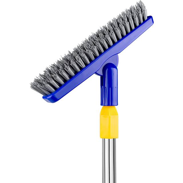 Long Handle Grout Brush For Floor To Wall Grout Line Cleaning No Knees Floor Scrub Brush With Stiff Bristles For Tile Shower Bat