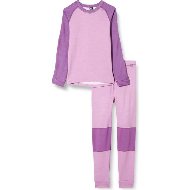 Helly Hansen pojke K Hh Lifa Merino Set byxor, blåregn lila, 1 år UK