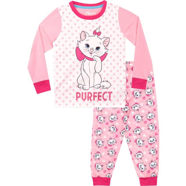 Disney Girls Aristocats Pajamas Pink Size 4
