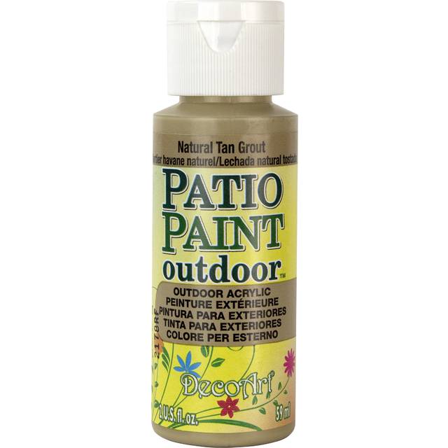 DecoArt Patio Paint  2-Ounce  Natural Tan Grout