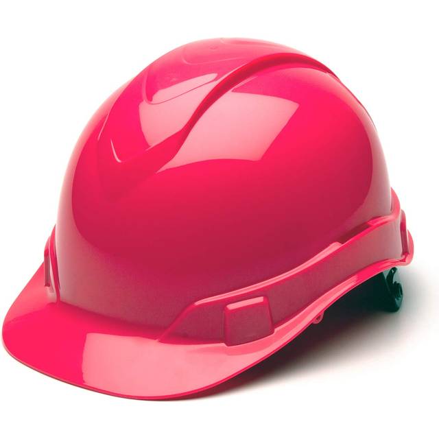 Pyramex Ridgeline Cap Style Hard Hat  4-Point Ratchet Suspension  Hi-V