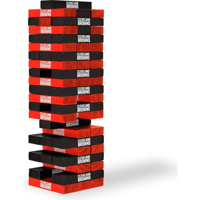 "Wild Sports NFL Cleveland Browns Table Top Stackers 3"" x 1"" x .5"", Team Color"
