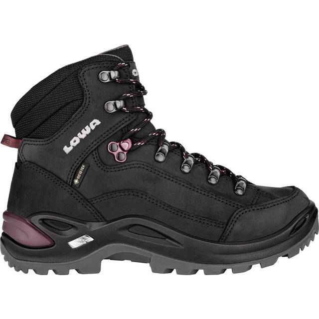 Lowa Renegade GTX® Mid Ws - Vandringsskor Dam Black / Prune 37