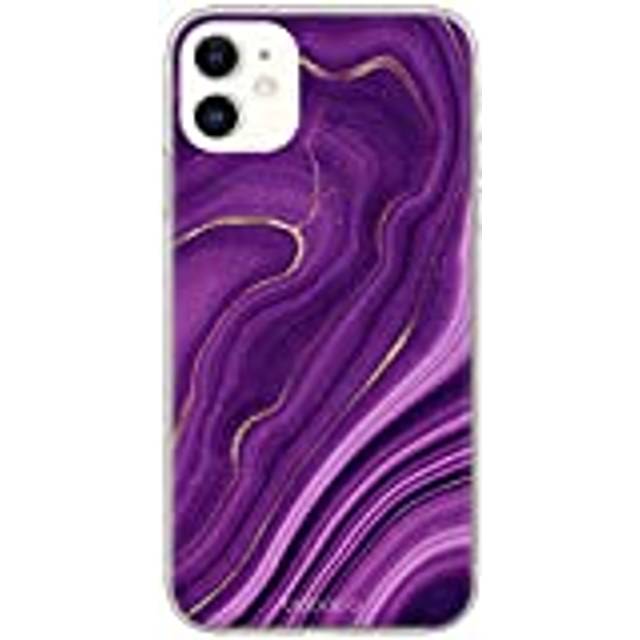 ERT GROUP mobiltelefonfodral för Apple Iphone 11 originalt och officiellt licensierat Babaco mönster Marble 006 Vit optimalt anpassad till formen på mobiltelefonen, fodral tillverkad av TPU-plast
