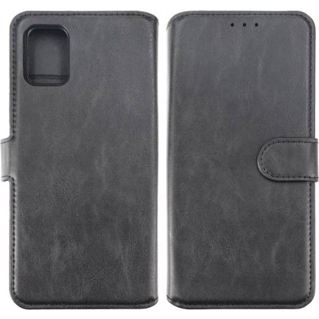 Samsung Galaxy A51 Magnetiskt Plånboksfodral - Svart