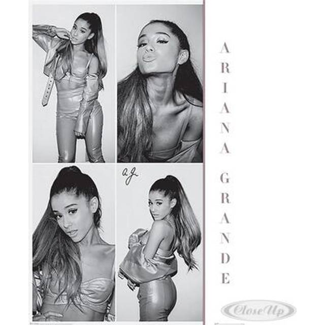 Ariana Grande Poster Black & White
