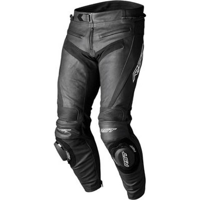 RST TracTech Evo 5, leather pants perforated , color: Black/Black , size: 3XL