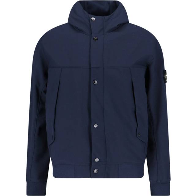 Men's Stone Island Light Soft Shell-R Jacket Navy