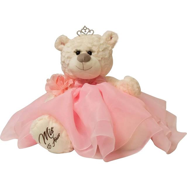 "20"" Quince Anos Quinceanera Last Doll Teddy Bear with Dress (Centerpiece) ~Pink~ B16831-3"