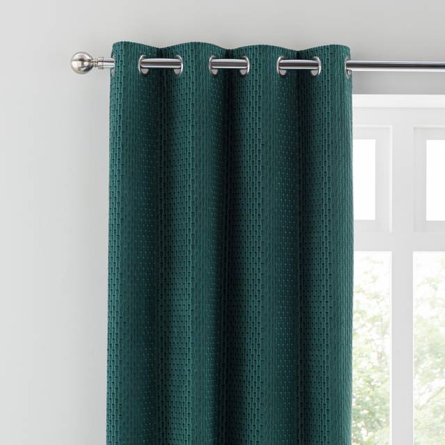 Melrose Eyelet Curtains - Green