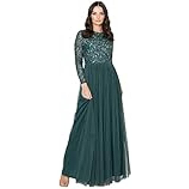 Maya Deluxe Embellished Sequin Maxi Dress
