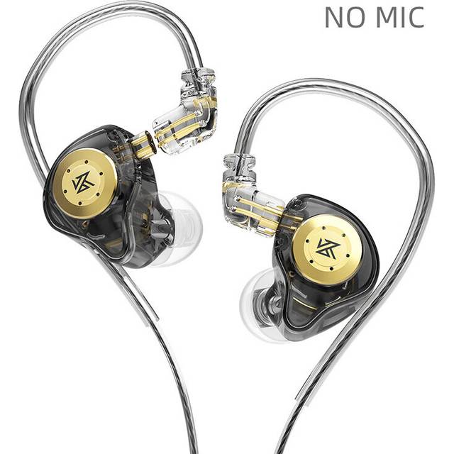 (a-EDX pro Black No mIC) KZ EDX pro Earphones Bass Earbuds In Ear Monitor Headphones Sport Noise Cancelling HIFI Headset New Arrival!
