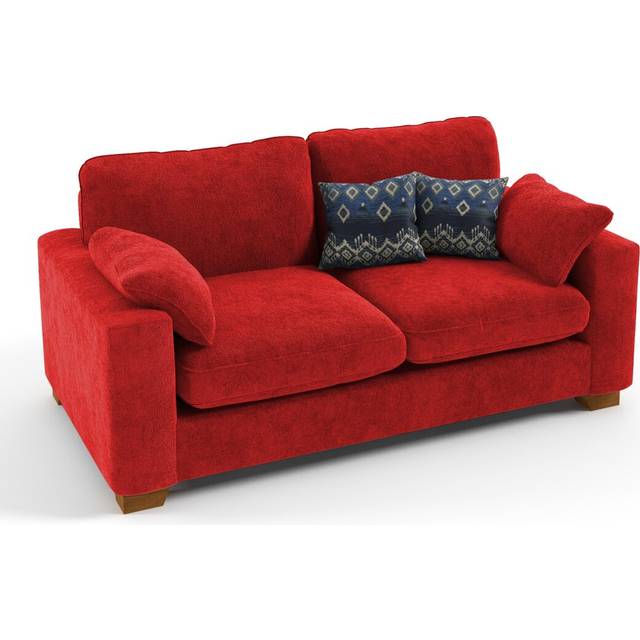 Missouri 2 Seater Sofa - Red (88cm H X 182cm W X 98cm D)