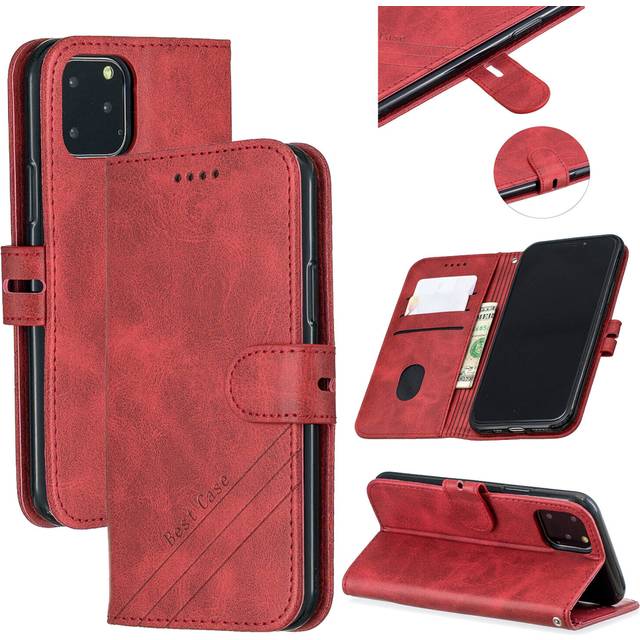 For iPhone 13 Pro Max Wallet Case,3 Credit Card Slot ID Card Holder,PU Leather Flip Case