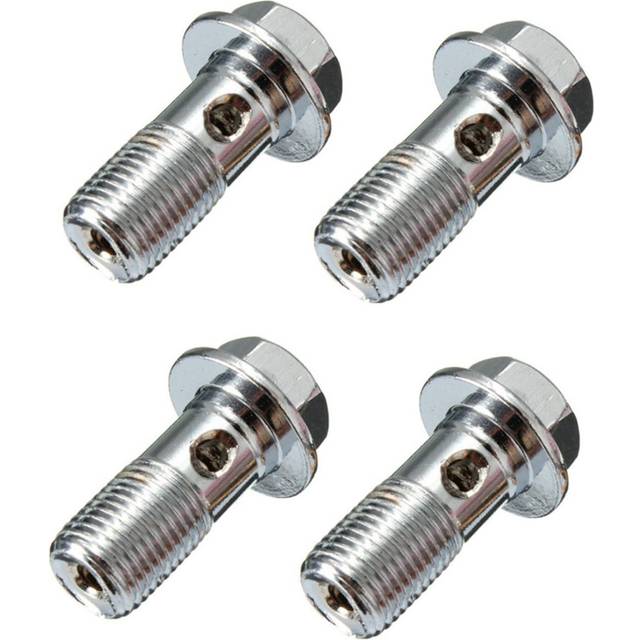 4x Motorcycle Stainless Brake Banjo Bolt M10 x 1.0mm Caliper Master Cylinder