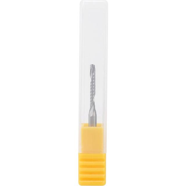 2mm x 15mm Carbide Single Flute Spiral End Mill CNC Router Bit