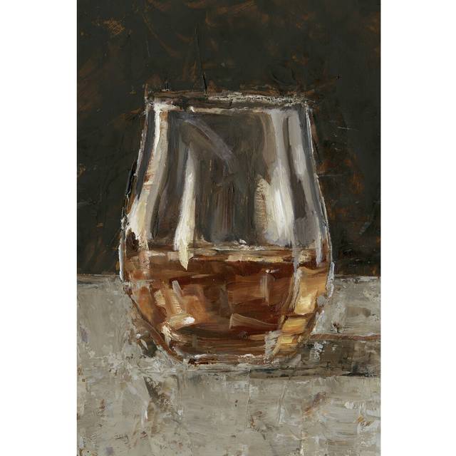 The Hard Stuff IV - Wrapped Canvas Painting (30cm H x 20cm W x 3.8cm D)