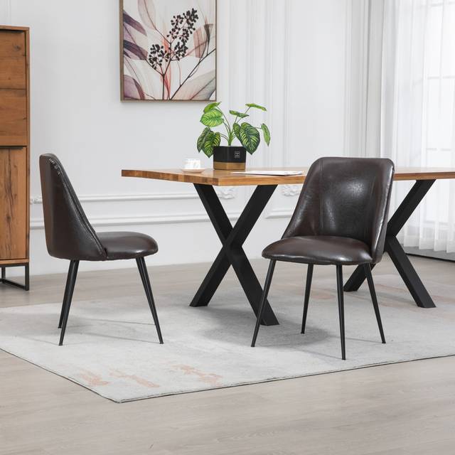 Atlasburg Upholstered Dining Chair - Brown (81cm H X 49cm W X 54cm D)