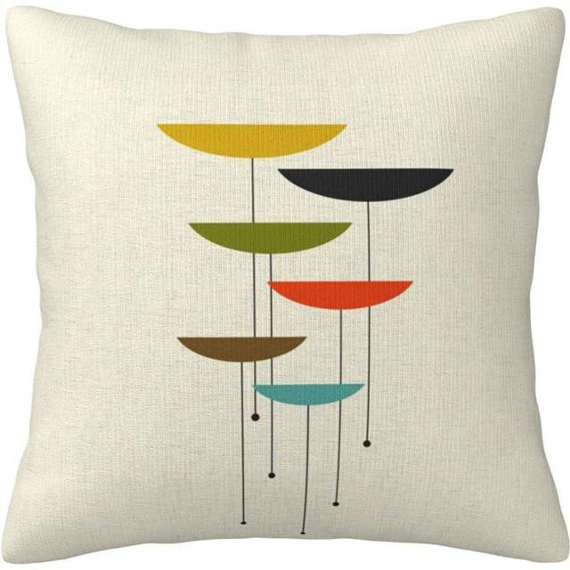 Mid Century Modern Prints Pillow Case Covers Print Decorative Throw Pillow Covers For Room Sofa cmxcm