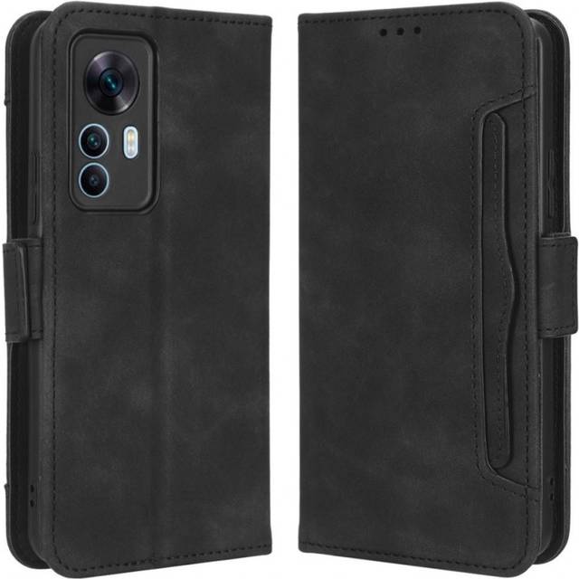 Xiaomi 12T Pro Svart Plånboksfodral Exklusivt Mönster
