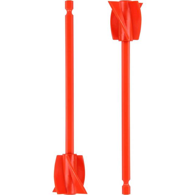 Resin Mixer Paddles, Epoxy Mixer Attachment for Drill, Reusable Paint Stirrer Drill Attachment(2Pcs)