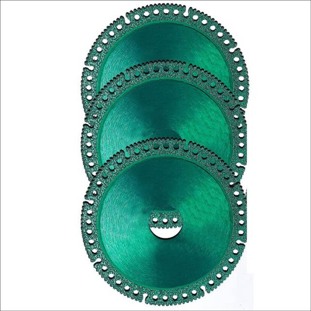 Composite Multifunctional Cutting Saw Blade, 4 Inch Diameter Ultra-Thin Circular Saw Blades Glass Cutting Disc(3PCS)