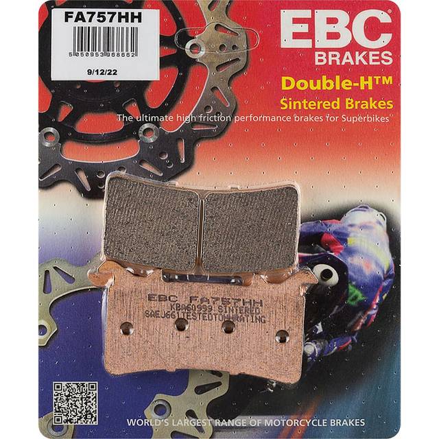 EBC Brakes Double-H Series Sintered Motorcycle Brake Pads
