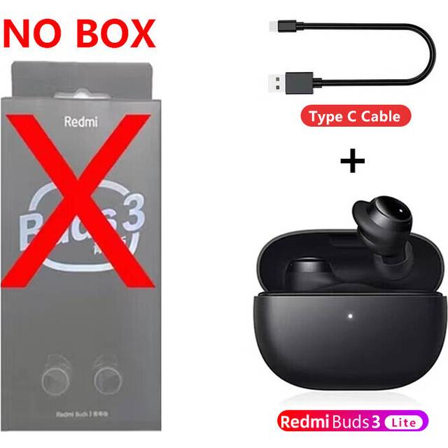 (a-with Cable No Box) Xiaomi Bluetooth Earphone Wireless Earbuds Bluetooth in-Ear Headsets Wireless Earbuds Wireless Headphones Built-in Mic